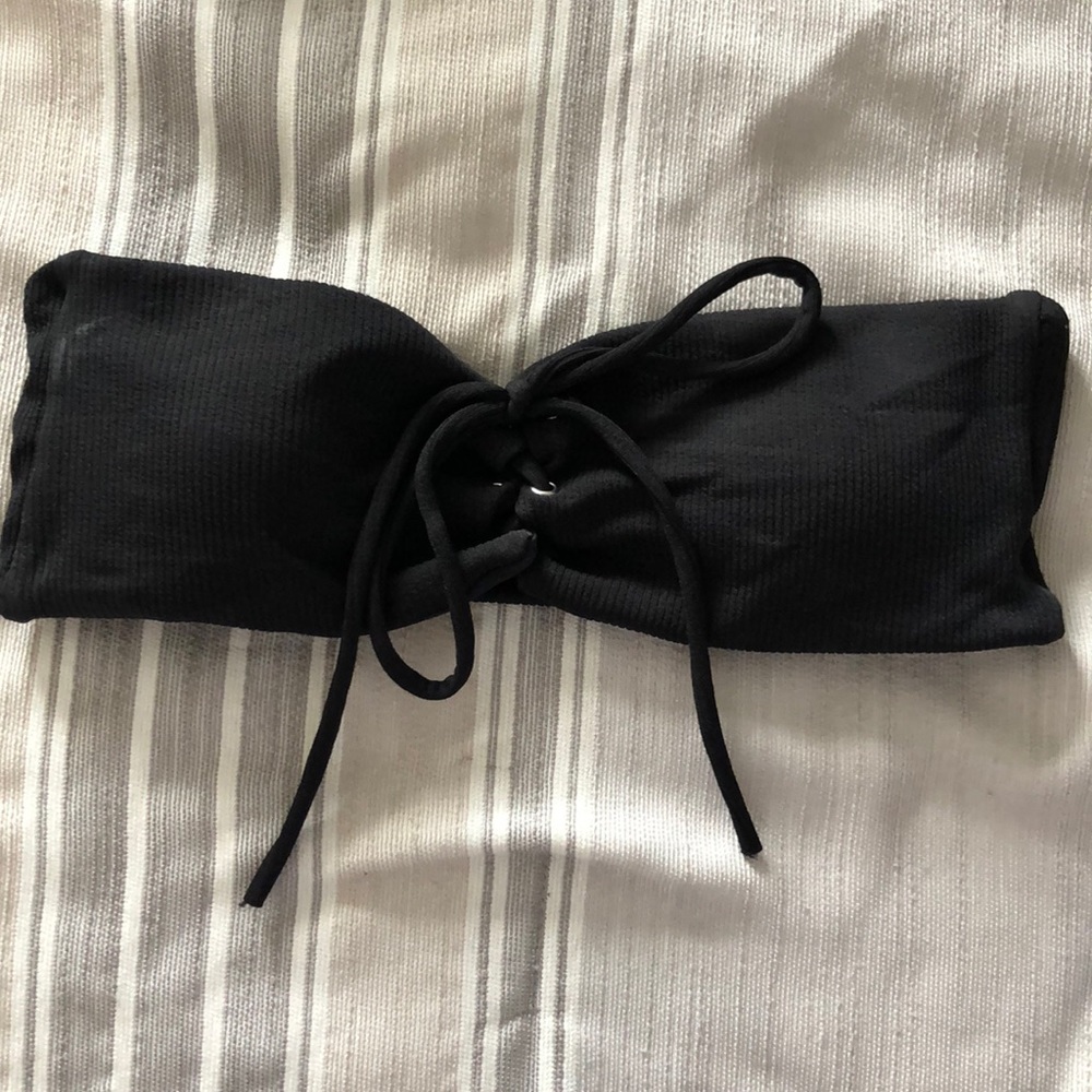 ZAFUL Black strapless top